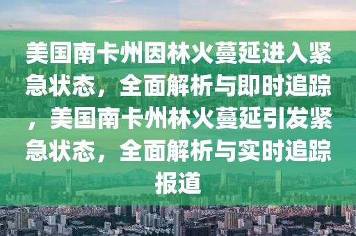 美國(guó)南卡州因林火蔓延進(jìn)入緊急狀態(tài)，全面解析與即時(shí)追蹤，美國(guó)南卡州林火蔓延引發(fā)緊急狀態(tài)，全面解析與實(shí)時(shí)追蹤報(bào)道