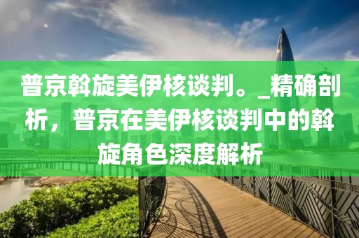 普京斡旋美伊核談判。_精確剖析，普京在美伊核談判中的斡旋角色深度解析
