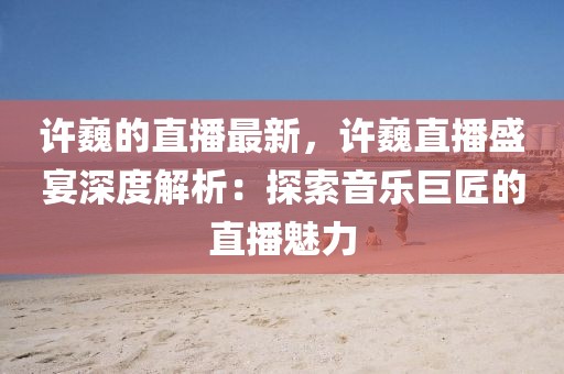 許巍的直播最新，許巍直播盛宴深度解析：探索音樂巨匠的直播魅力