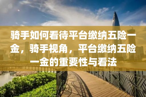 騎手如何看待平臺(tái)繳納五險(xiǎn)一金，騎手視角，平臺(tái)繳納五險(xiǎn)一金的重要性與看法