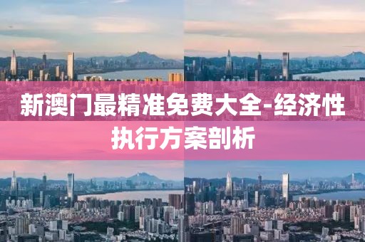 新澳門最精準(zhǔn)免費(fèi)大全-經(jīng)濟(jì)性執(zhí)行方案剖析