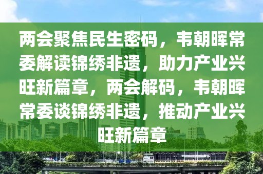 兩會聚焦民生密碼，韋朝暉常委解讀錦繡非遺，助力產(chǎn)業(yè)興旺新篇章，兩會解碼，韋朝暉常委談錦繡非遺，推動產(chǎn)業(yè)興旺新篇章