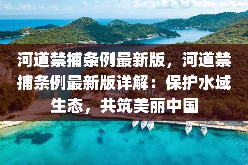 河道禁捕條例最新版，河道禁捕條例最新版詳解：保護(hù)水域生態(tài)，共筑美麗中國