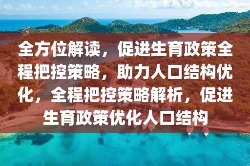 全方位解讀，促進(jìn)生育政策全程把控策略，助力人口結(jié)構(gòu)優(yōu)化，全程把控策略解析，促進(jìn)生育政策優(yōu)化人口結(jié)構(gòu)