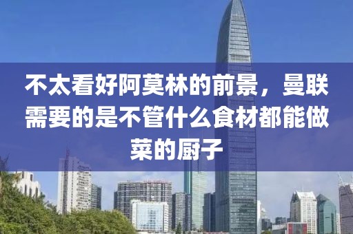 不太看好阿莫林的前景，曼聯(lián)需要的是不管什么食材都能做菜的廚子