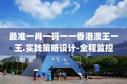 最準(zhǔn)一肖一碼一一香港澳王一王.實(shí)踐策略設(shè)計(jì)-全程監(jiān)控