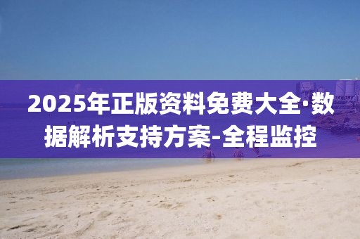 2025年正版資料免費大全·數(shù)據(jù)解析支持方案-全程監(jiān)控