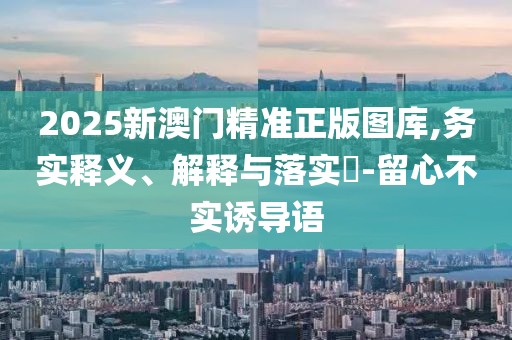 2025新澳門(mén)精準(zhǔn)正版圖庫(kù),務(wù)實(shí)釋義、解釋與落實(shí)?-留心不實(shí)誘導(dǎo)語(yǔ)