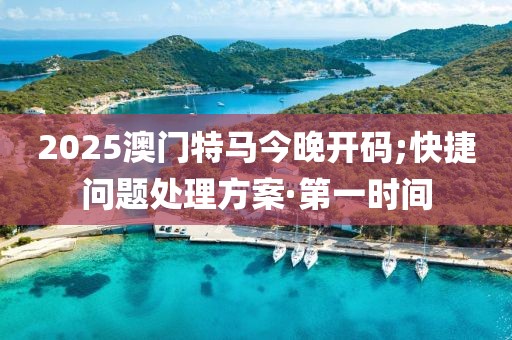 2025澳門特馬今晚開碼;快捷問題處理方案·第一時間