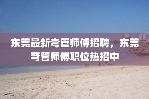 東莞最新彎管師傅招聘，東莞彎管師傅職位熱招中