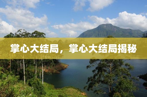 掌心大結(jié)局，掌心大結(jié)局揭秘