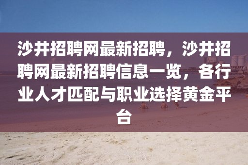沙井招聘網(wǎng)最新招聘，沙井招聘網(wǎng)最新招聘信息一覽，各行業(yè)人才匹配與職業(yè)選擇黃金平臺(tái)
