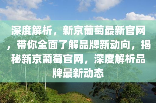 深度解析，新京葡萄最新官網(wǎng)，帶你全面了解品牌新動向，揭秘新京葡萄官網(wǎng)，深度解析品牌最新動態(tài)