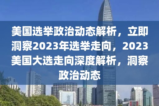 美國選舉政治動態(tài)解析，立即洞察2023年選舉走向，2023美國大選走向深度解析，洞察政治動態(tài)