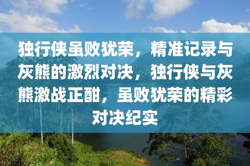 獨(dú)行俠雖敗猶榮，精準(zhǔn)記錄與灰熊的激烈對(duì)決，獨(dú)行俠與灰熊激戰(zhàn)正酣，雖敗猶榮的精彩對(duì)決紀(jì)實(shí)