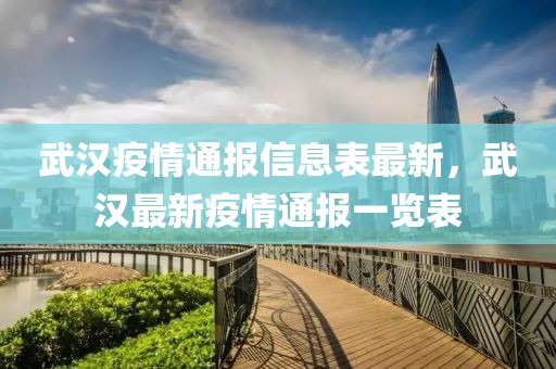 武漢疫情通報(bào)信息表最新，武漢最新疫情通報(bào)一覽表