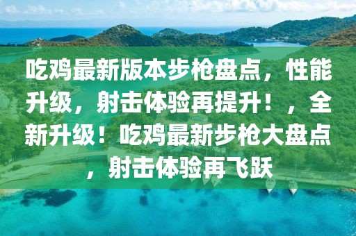 吃雞最新版本步槍盤點(diǎn)，性能升級(jí)，射擊體驗(yàn)再提升！，全新升級(jí)！吃雞最新步槍大盤點(diǎn)，射擊體驗(yàn)再飛躍
