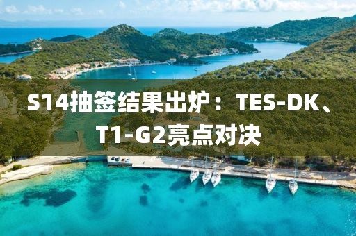 S14抽簽結果出爐：TES-DK、T1-G2亮點對決
