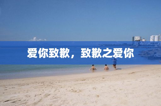 愛(ài)你致歉，致歉之愛(ài)你