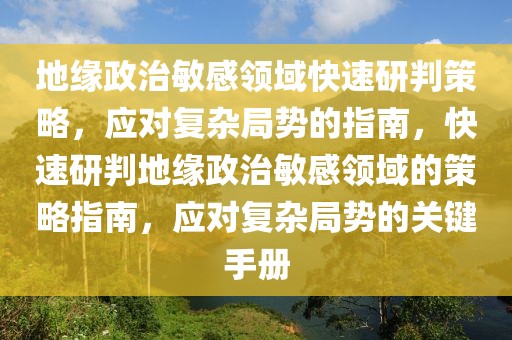 地緣政治敏感領(lǐng)域快速研判策略，應(yīng)對復(fù)雜局勢的指南，快速研判地緣政治敏感領(lǐng)域的策略指南，應(yīng)對復(fù)雜局勢的關(guān)鍵手冊