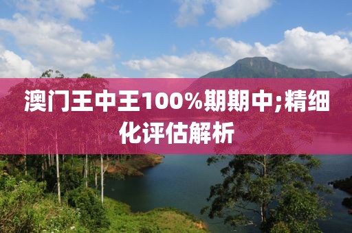 澳門王中王100%期期中;精細(xì)化評(píng)估解析