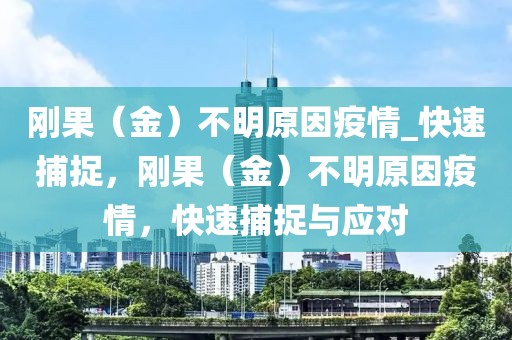 剛果（金）不明原因疫情_快速捕捉，剛果（金）不明原因疫情，快速捕捉與應(yīng)對