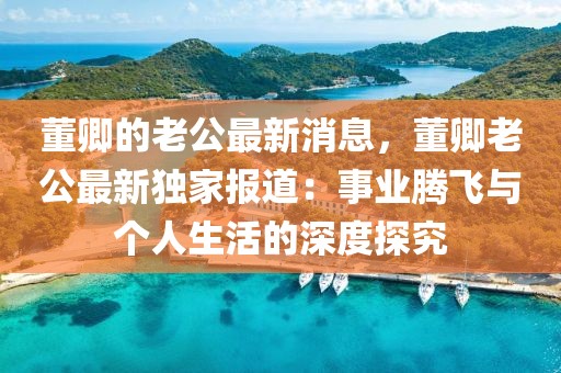董卿的老公最新消息，董卿老公最新獨家報道：事業(yè)騰飛與個人生活的深度探究