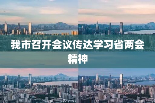 我市召開會(huì)議傳達(dá)學(xué)習(xí)省兩會(huì)精神