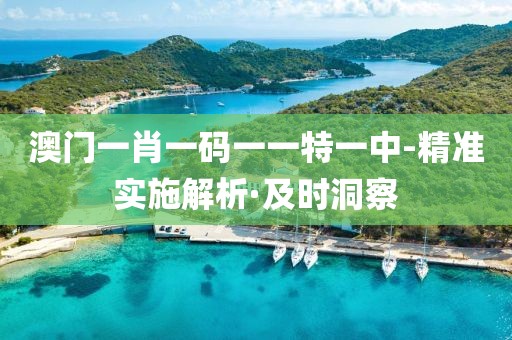澳門一肖一碼一一特一中-精準(zhǔn)實施解析·及時洞察