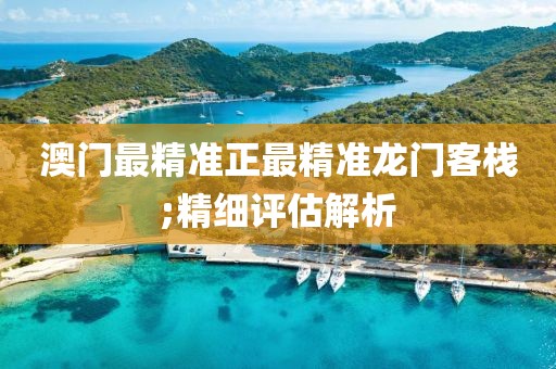 澳門最精準(zhǔn)正最精準(zhǔn)龍門客棧;精細(xì)評(píng)估解析
