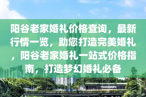 陽谷老家婚禮價格查詢，最新行情一覽，助您打造完美婚禮，陽谷老家婚禮一站式價格指南，打造夢幻婚禮必備