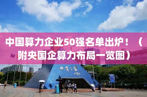 中國算力企業(yè)50強名單出爐?。ǜ窖雵笏懔Σ季忠挥[圖）