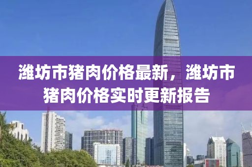 濰坊市豬肉價格最新，濰坊市豬肉價格實時更新報告