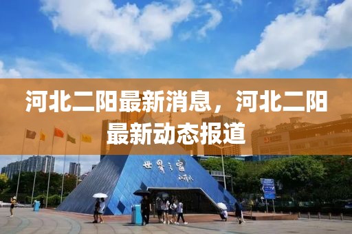 河北二陽(yáng)最新消息，河北二陽(yáng)最新動(dòng)態(tài)報(bào)道
