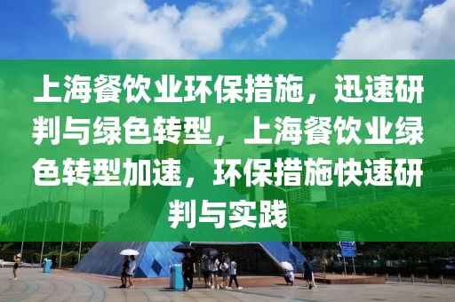 上海餐飲業(yè)環(huán)保措施，迅速研判與綠色轉(zhuǎn)型，上海餐飲業(yè)綠色轉(zhuǎn)型加速，環(huán)保措施快速研判與實踐