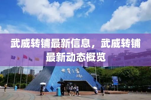 武威轉(zhuǎn)鋪?zhàn)钚滦畔?，武威轉(zhuǎn)鋪?zhàn)钚聞討B(tài)概覽