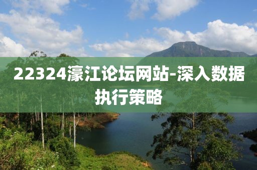 22324濠江論壇網(wǎng)站-深入數(shù)據(jù)執(zhí)行策略