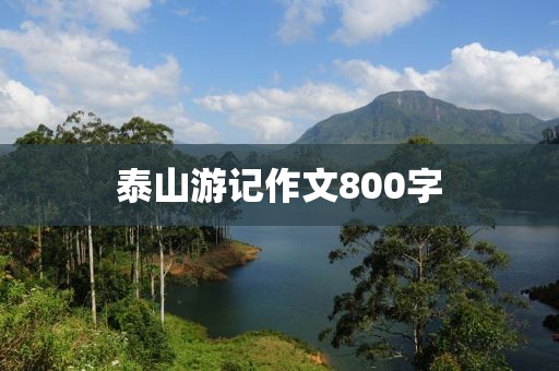 泰山游記作文800字