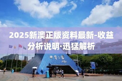 2025新澳正版資料最新-收益分析說(shuō)明·迅猛解析
