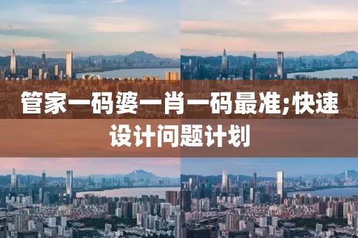 管家一碼婆一肖一碼最準(zhǔn);快速設(shè)計(jì)問題計(jì)劃