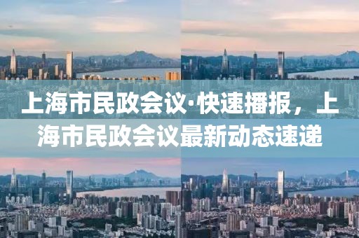 上海市民政會議·快速播報，上海市民政會議最新動態(tài)速遞