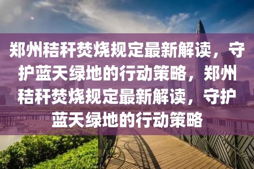 鄭州秸稈焚燒規(guī)定最新解讀，守護(hù)藍(lán)天綠地的行動(dòng)策略，鄭州秸稈焚燒規(guī)定最新解讀，守護(hù)藍(lán)天綠地的行動(dòng)策略