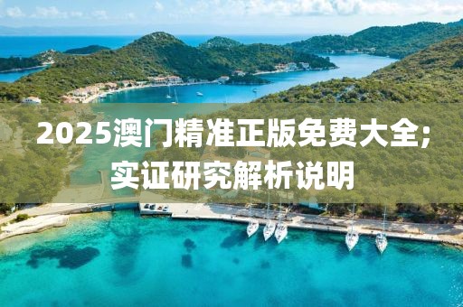 2025澳門精準(zhǔn)正版免費大全;實證研究解析說明