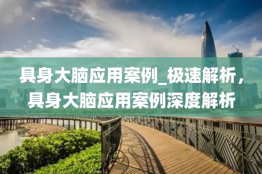 具身大腦應(yīng)用案例_極速解析，具身大腦應(yīng)用案例深度解析