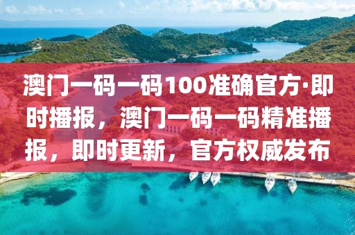 澳門一碼一碼100準(zhǔn)確官方·即時(shí)播報(bào)，澳門一碼一碼精準(zhǔn)播報(bào)，即時(shí)更新，官方權(quán)威發(fā)布