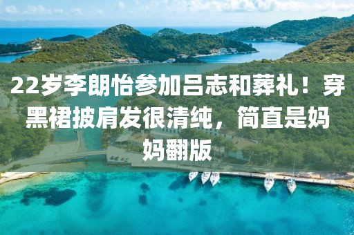 22歲李朗怡參加呂志和葬禮！穿黑裙披肩發(fā)很清純，簡(jiǎn)直是媽媽翻版