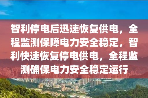 智利停電后迅速恢復(fù)供電，全程監(jiān)測(cè)保障電力安全穩(wěn)定，智利快速恢復(fù)停電供電，全程監(jiān)測(cè)確保電力安全穩(wěn)定運(yùn)行
