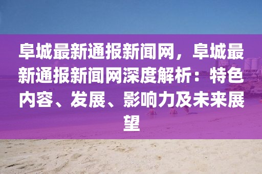 阜城最新通報新聞網(wǎng)，阜城最新通報新聞網(wǎng)深度解析：特色內(nèi)容、發(fā)展、影響力及未來展望