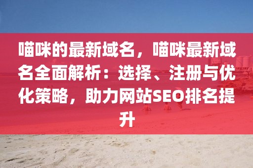 喵咪的最新域名，喵咪最新域名全面解析：選擇、注冊(cè)與優(yōu)化策略，助力網(wǎng)站SEO排名提升