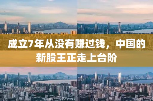 成立7年從沒有賺過錢，中國(guó)的新股王正走上臺(tái)階
